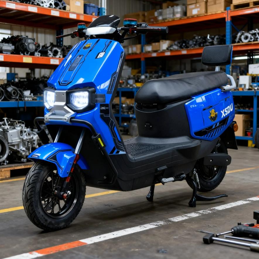 1500W High Speed Electric Racing Motorcycle 
