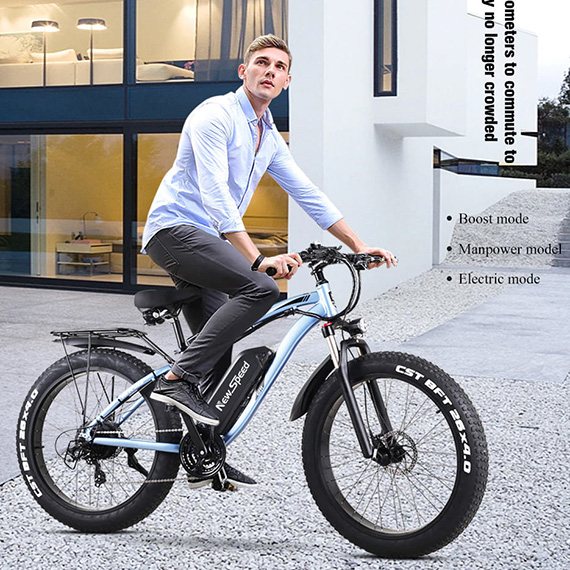Electric Mountain Bike 26 Inch Fat Bike 48V Lithium Battery Electric Fatbike