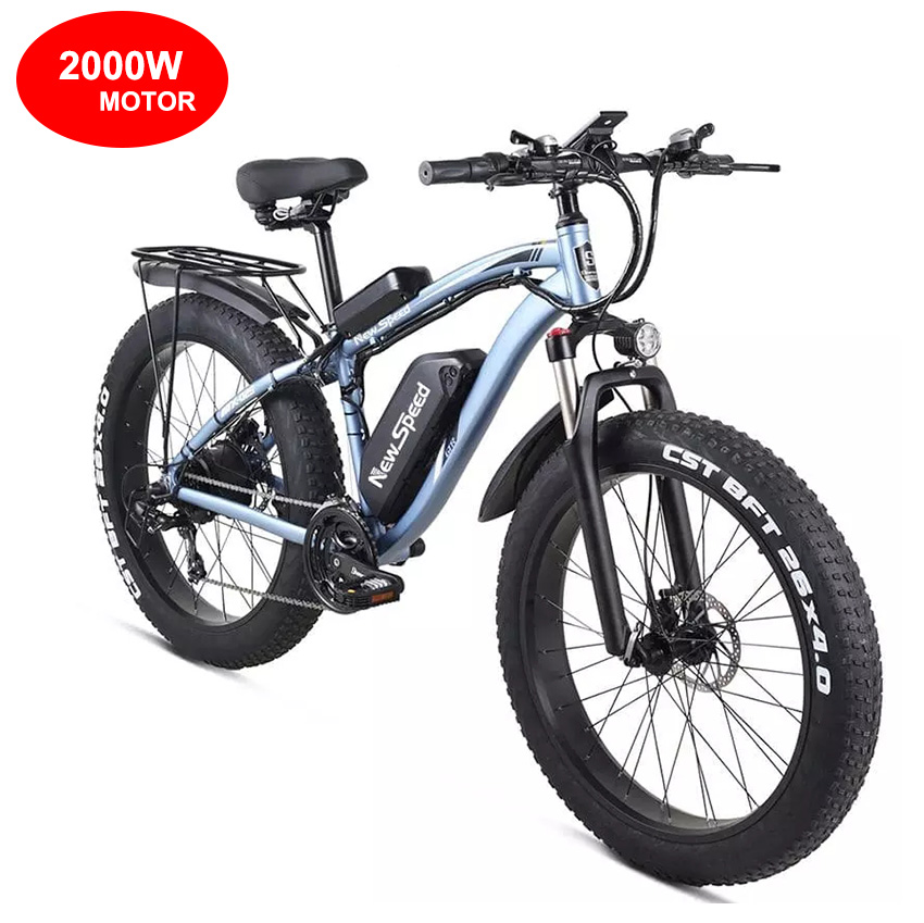 Electric Mountain Bike 26 Inch Fat Bike 48V Lithium Battery Electric Fatbike 