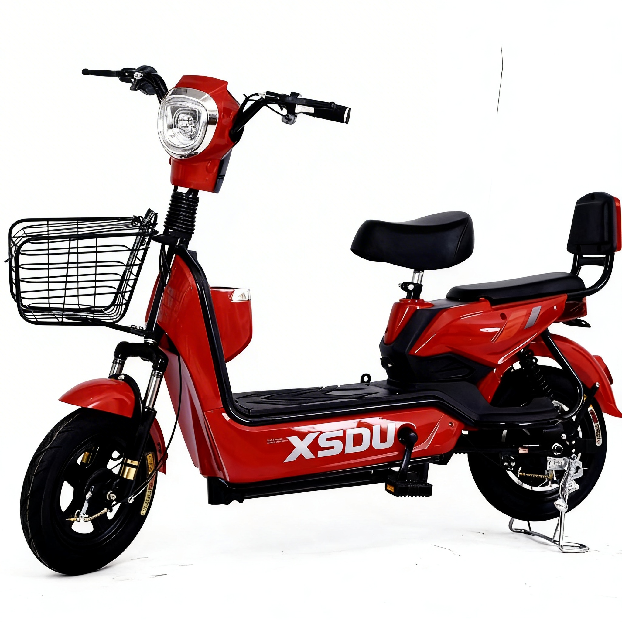 Electric City Bike Carbon Steel Frame 350W Adult Pedicab with 48V Lead Acid Battery High Quality