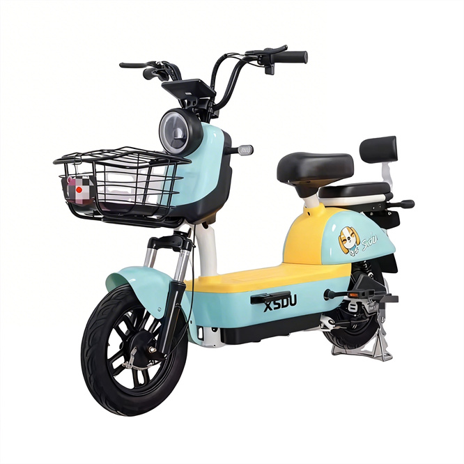 New 500w 48v Electric Moped Bike with Pedals Electrica Ebike Scooter Electric Bike Bicycle 