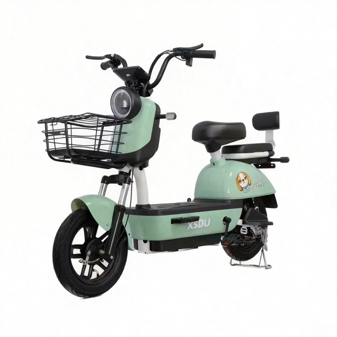 New 500w 48v Electric Moped Bike with Pedals Electrica Ebike Scooter Electric Bike Bicycle 