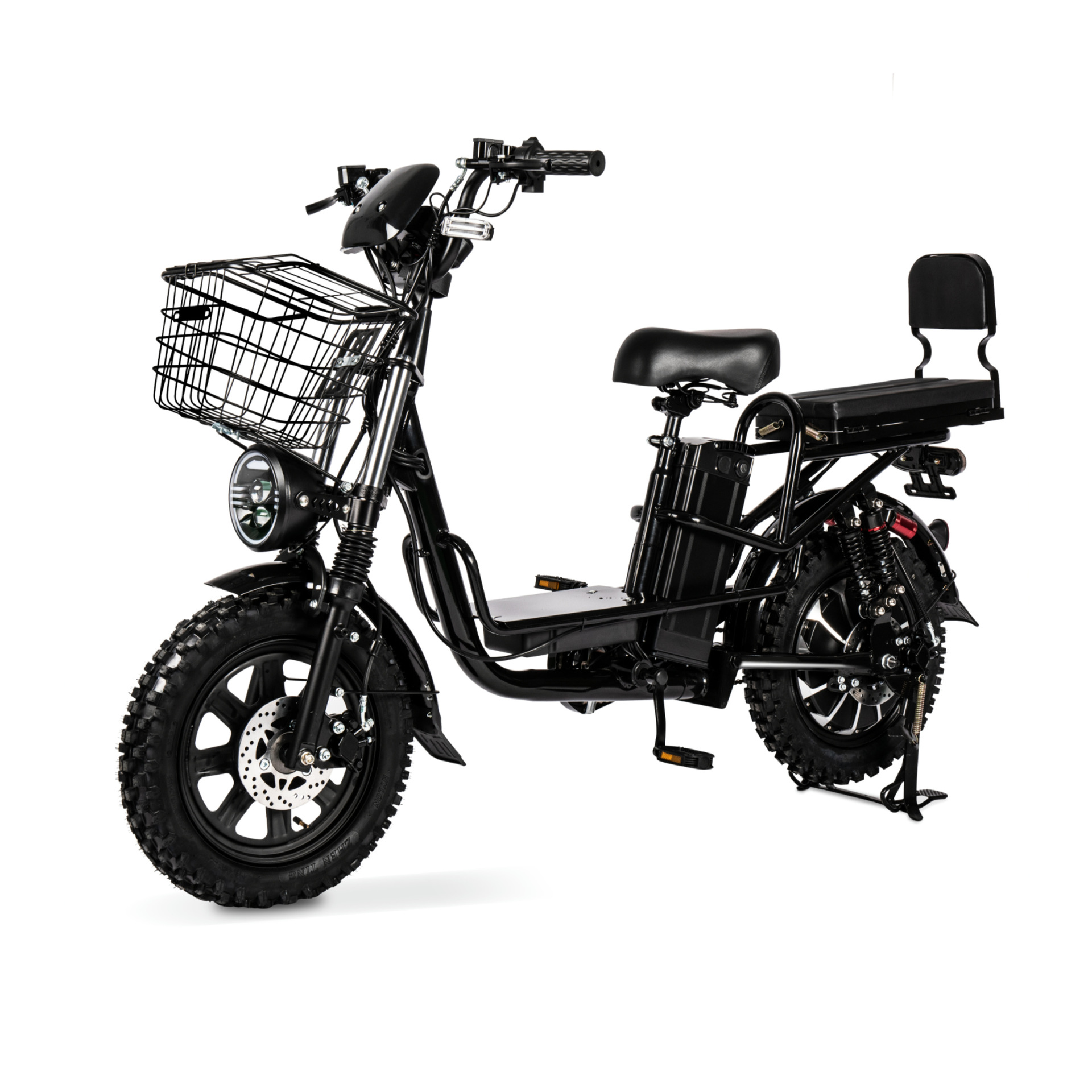 Newly Designed 48V/60V 12Ah Cargo Electric Scooter Durable 500W Electric Bicycle Cheap Lithium Battery Including Turning Signal 