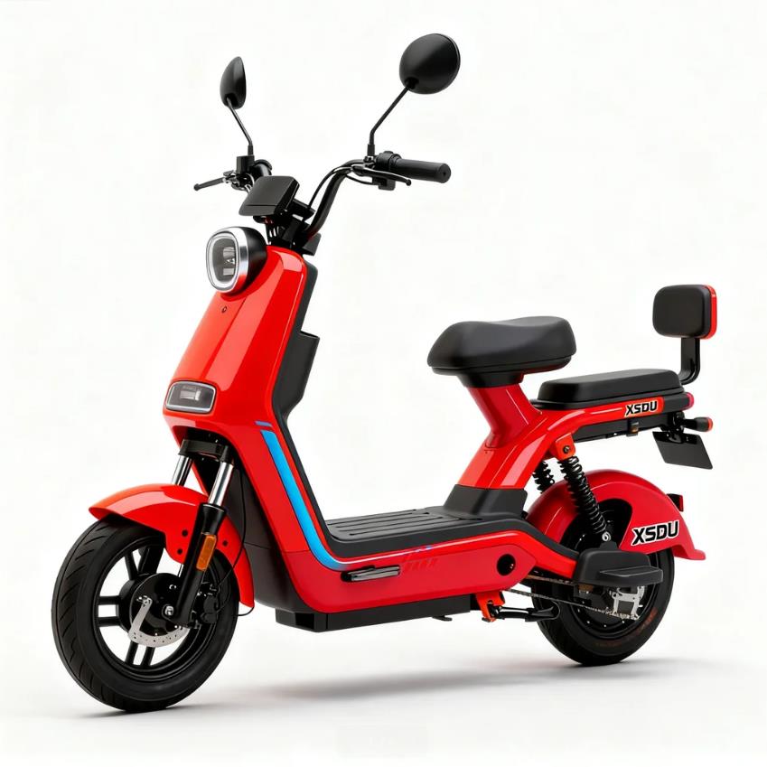 High-Speed 48V 350W Electric Bike 50km Range Single Speed Rear Hub Motor 48V Lithium Battery Carbon Steel Smart Digital Sensor 