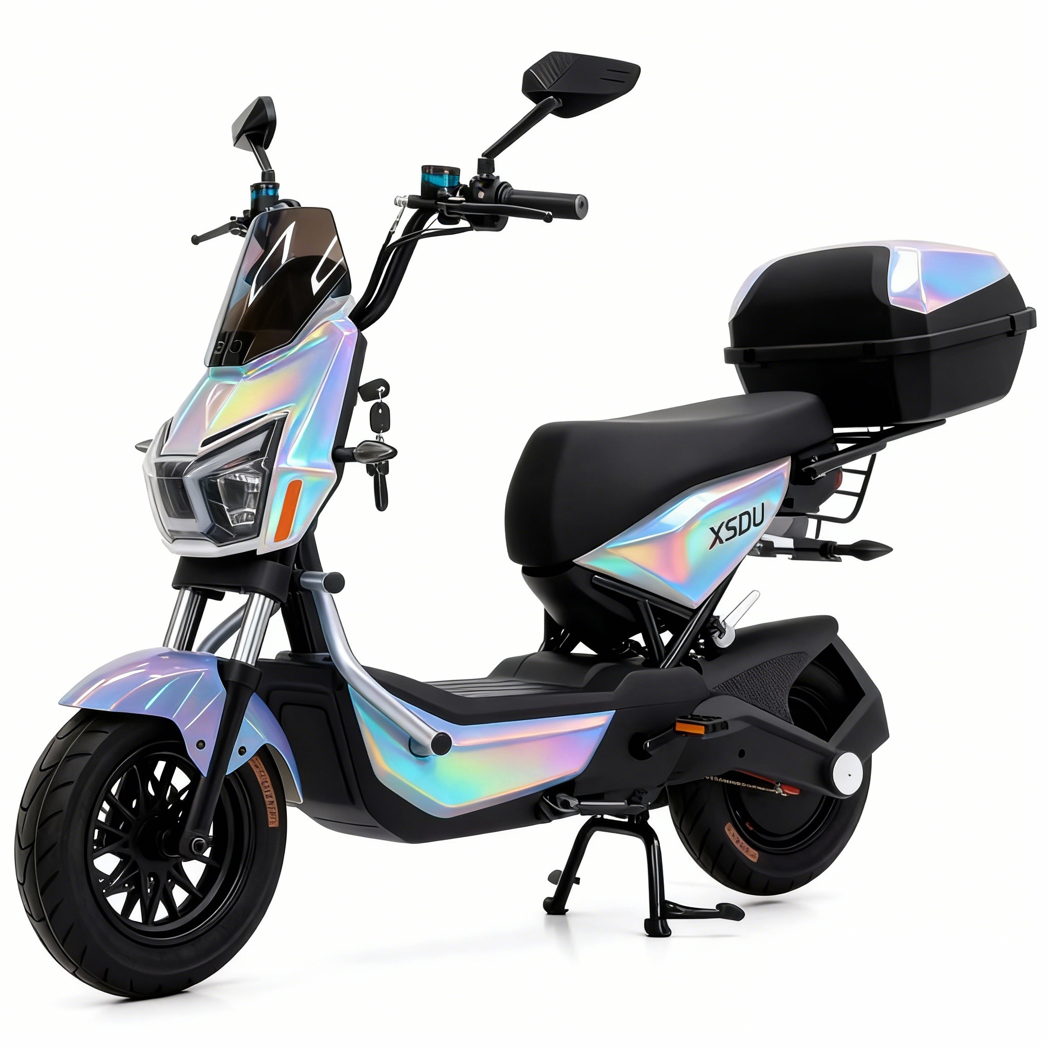 Brushless Motor 48V Lithium Battery E-Bike 1500W 50km Range Hydraulic Disc Brake Lightweight Sport Electric Motorcycle 