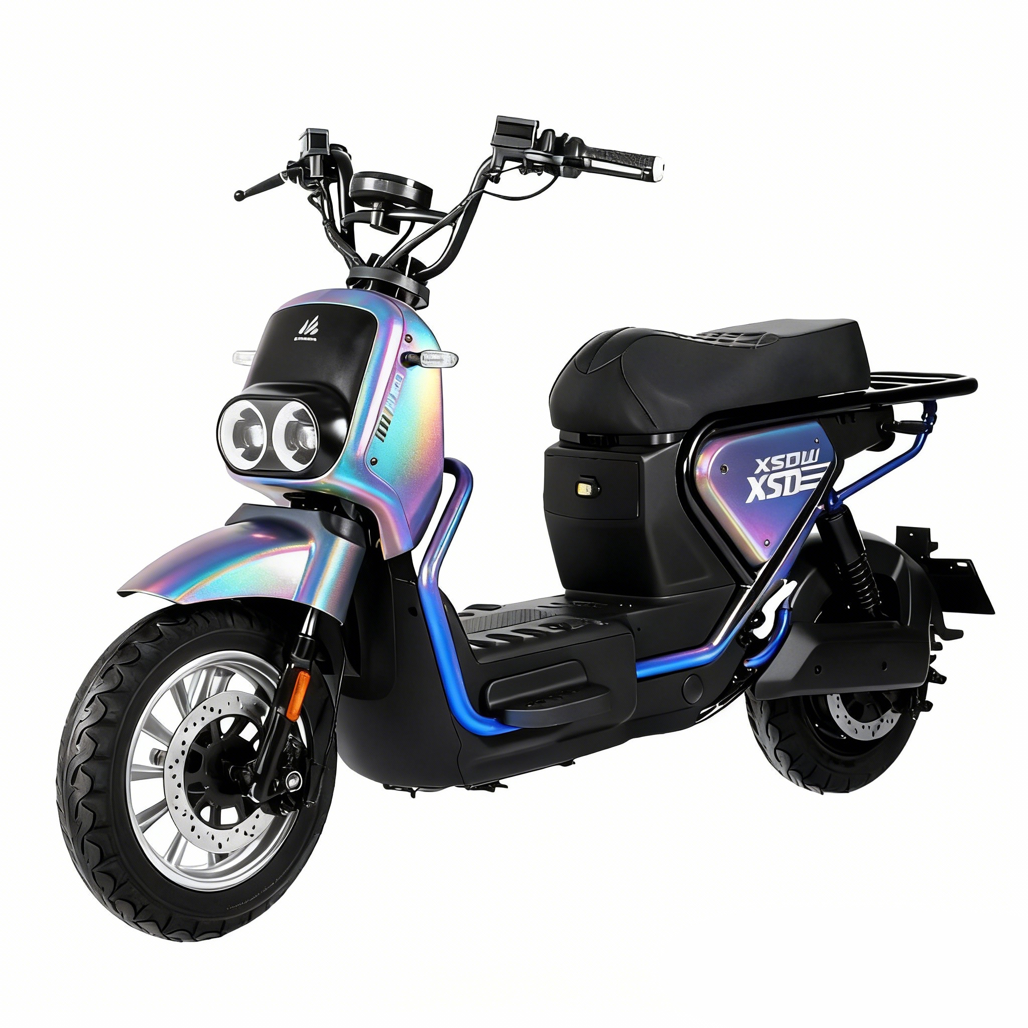 Moto Electrica 8000W 60V Lead-Acid Battery Carbon Steel Frame Disc Brake EBIKE with LCD Display 150kg Load Capacity 