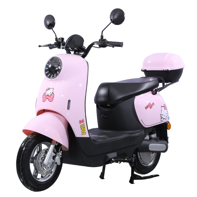 Popular 72v Electric Moped Scooter for Women Safe Lightweight with Backrest CKD Price Electric Motorcycle