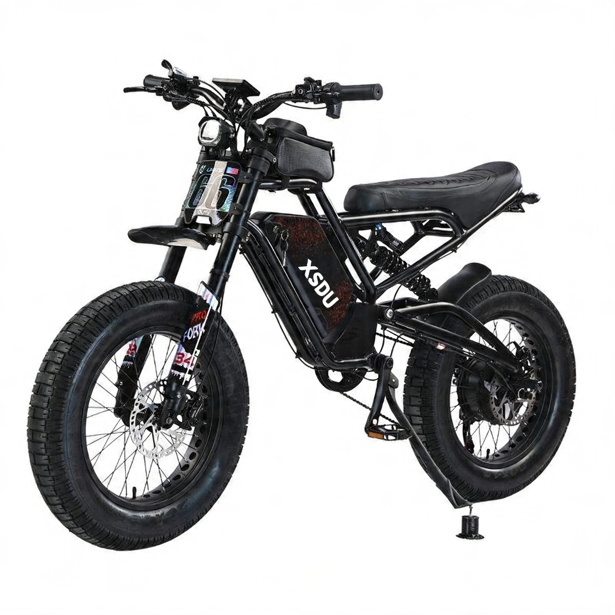 20 Inch Fat Tire Electric Bike 52V High Torque Drive System 25Ah Long Range Battery Adult Off Road Adventure E Bike 