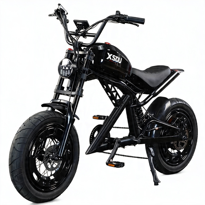 Electric Motorcycle 52V 1500W Adult Ebike 30Ah Lithium Battery Long Range High Performance All Terrain 
