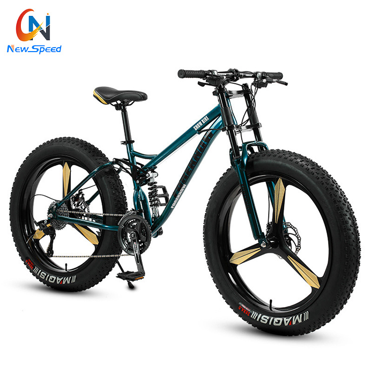 Low Ride Buy 26 Inch 4.0 Fat Tire Disc Brake Full Suspension Mountain Bike with Aluminum Alloy Frame 24 Speed Steel Fork Red Rim 