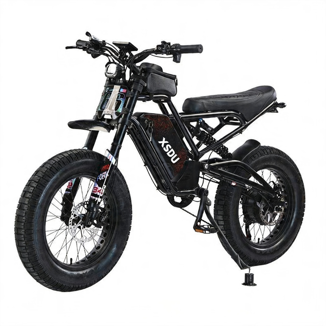 52V 1500W Brushless Lithium Battery Disc Brake Fat Tire Electric Bike 25Ah Long Range High Torque China Factory Direct 