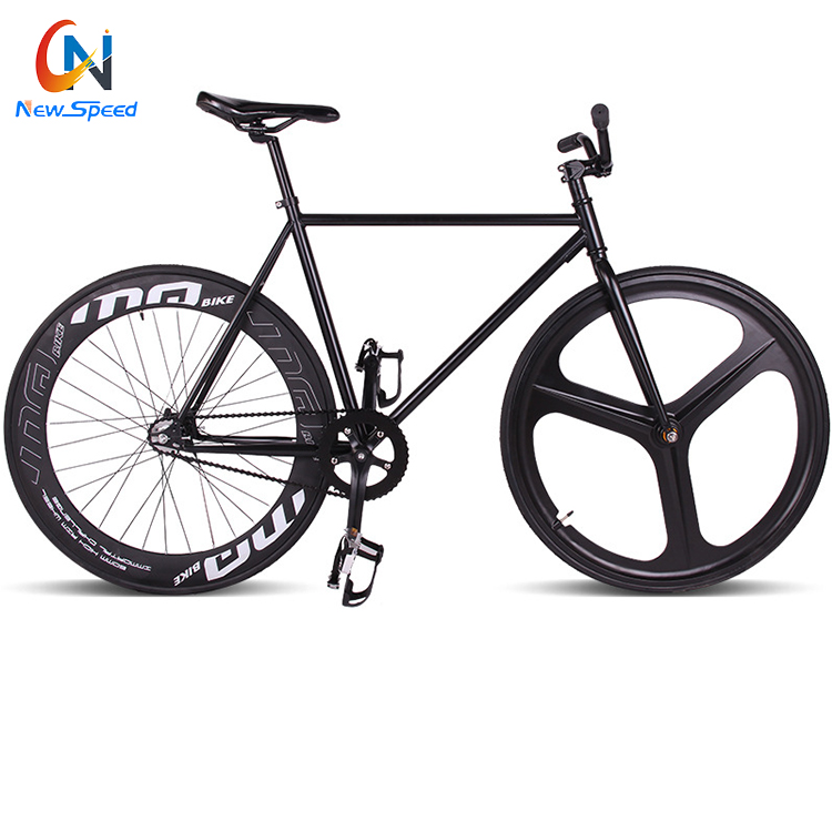 Chinese Factory OEM Fixed Gear Bicycle Steel Disc Brake Single Speed Road Bike for Men 