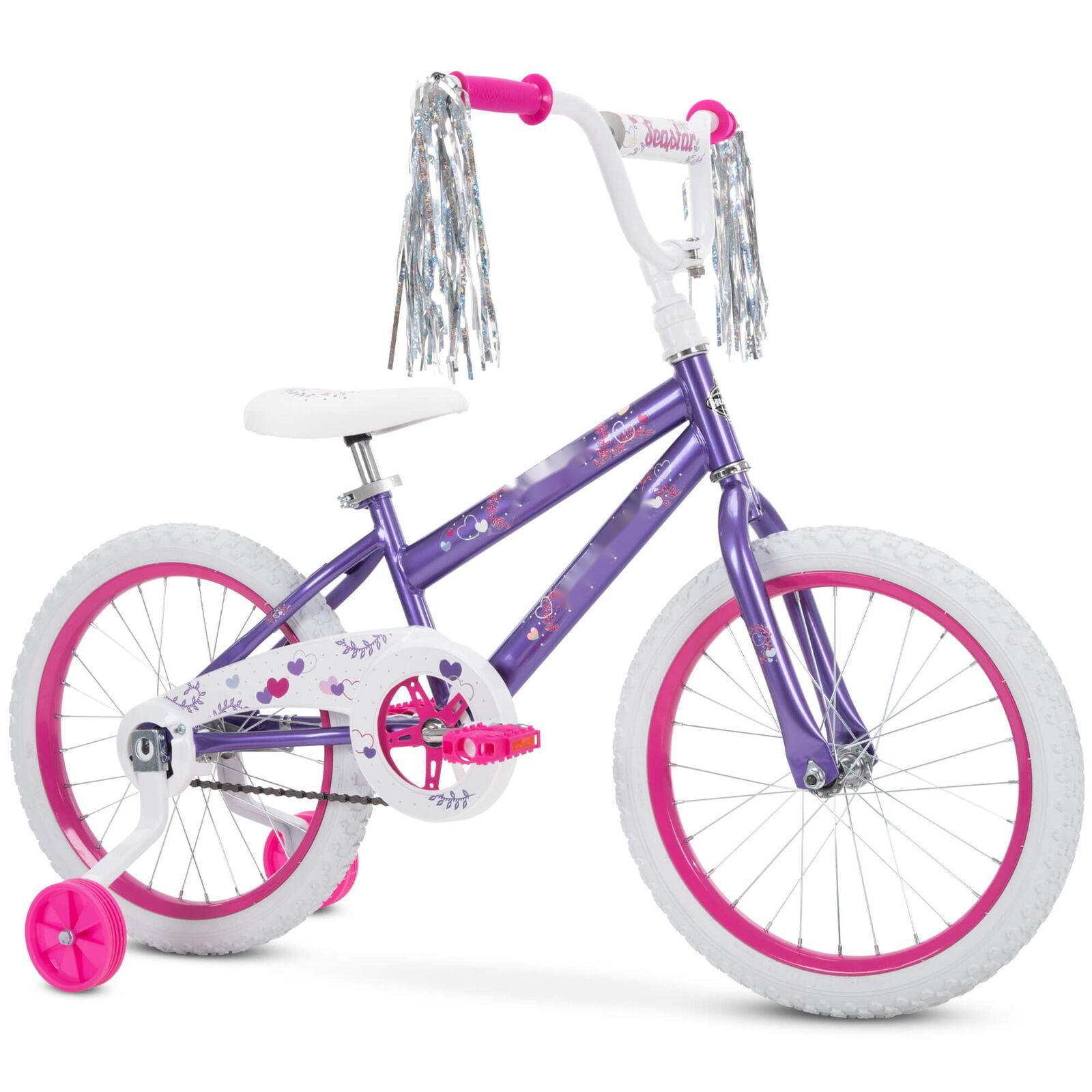 New Listing Popular Style 20 Inch Single Speed Aluminum Alloy Frame Double V Brakes Kids Bike Girls Purple 3-12 Years Old