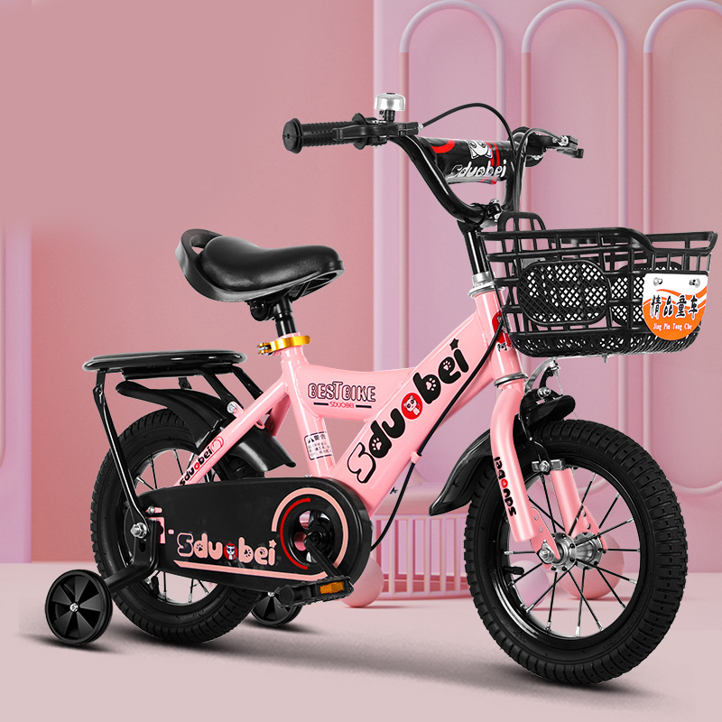 China Factory Kids Single Speed Bicycle with Training Wheels Aluminum Alloy Frame for 1-6 Years 
