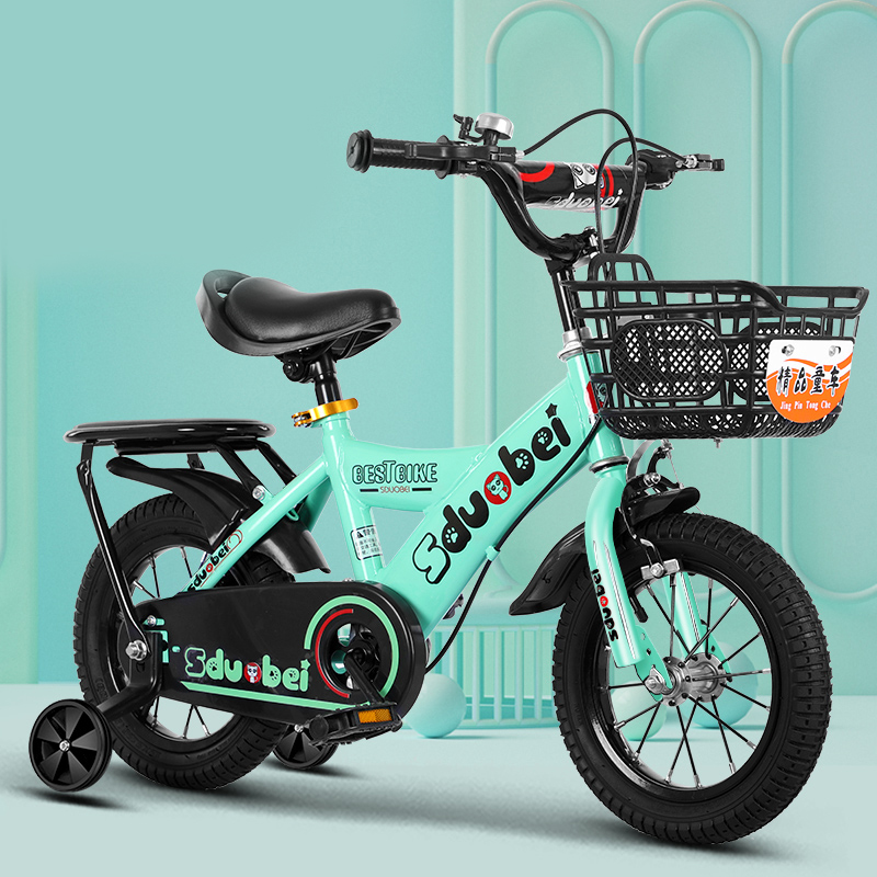 China Factory Kids Single Speed Bicycle with Training Wheels Aluminum Alloy Frame for 1-6 Years