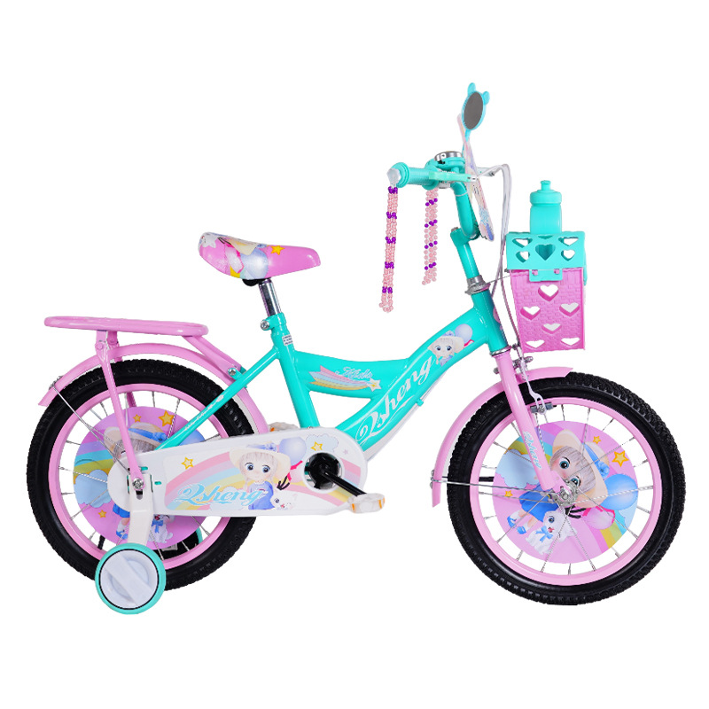 Factory 12 14 16 Inch Child Bicycle Bisicleta Children's Bike Kids Cycle for Baby Girl Age 3-8 Year Old 