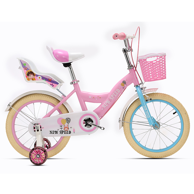 Beautiful Steel Single Speed Pink/Purple/Blue Tire Girls Children Bicycle Line Training Wheels Lightweight High Quality Sale 