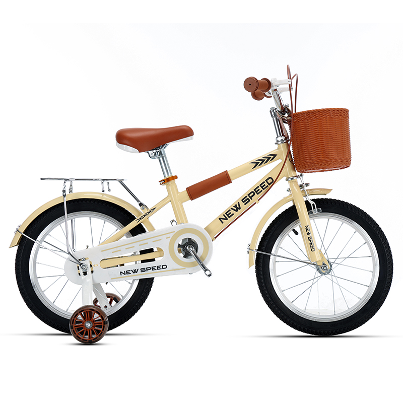 New Stock Basic Steel Single Speed Children's Bicycle 3-8 Years Old with Plastic Basket Cheap Bike for Sale