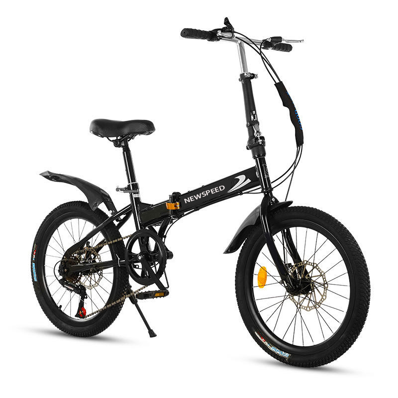 China New Style 20-inch Steel Frame Folding Bike with Disc Brake 14 Inch 6-Speed 